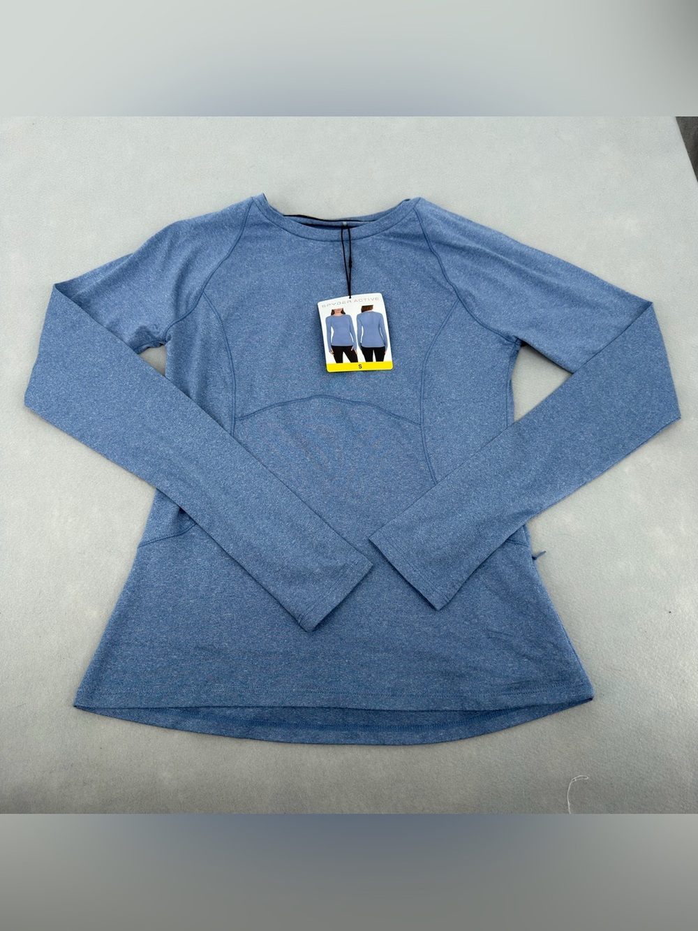 NEW Spyder Blue Basic Layer Long Sleeve Top Small